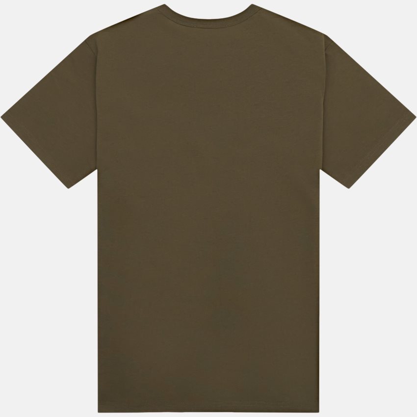 Les Deux T-shirts LD VARSITY T-SHIRT 3.0 LDM101127 OLIVE NIGHT/IVORY